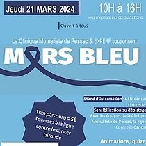 Lire la suite : Mars Bleu : journée prévention le 21 mars à Pessac